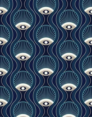 Evil Eye Pattern Aesthetic Wallpaper Wallpaper