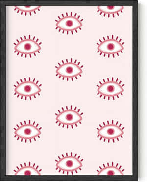 Evil Eye Pattern Art Wallpaper