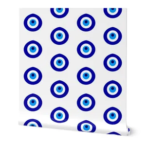 Evil Eye Pattern Wrapping Paper Wallpaper
