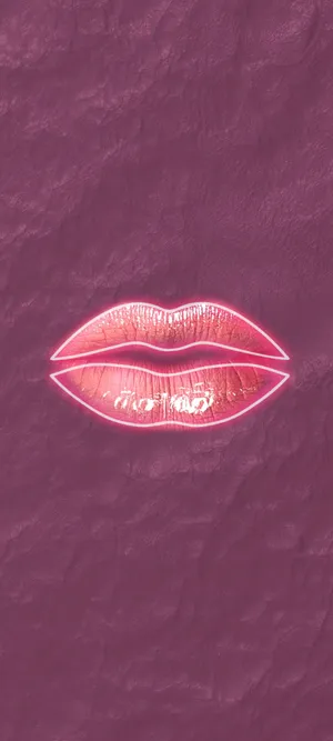 Evoke Femininity With Pink Lipstick Wallpaper