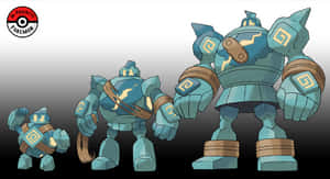 Evolution Of Golett Wallpaper