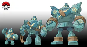 Evolution Of Golett Wallpaper