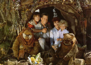 Ewok_ Adventure_ Family_ Portrait Wallpaper
