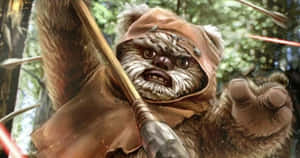 Ewok_ Warrior_ Forest_ Defender.jpg Wallpaper
