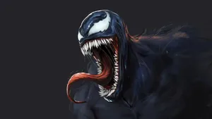 Exaggerated Venom Abstract Wallpaper