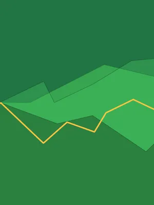 Excel Minimalist Line Graph Wallpaper
