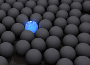 Exceptional Blue Ball Wallpaper