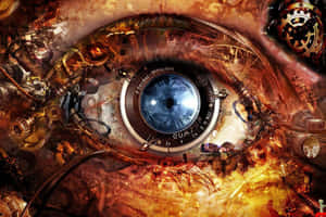 Exceptional Mechanical Eye Wallpaper