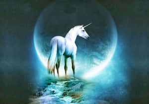 Exceptional White Unicorn Wallpaper