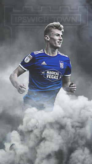 Excited Ipswich Town Fans At Portman Road Wallpaper
