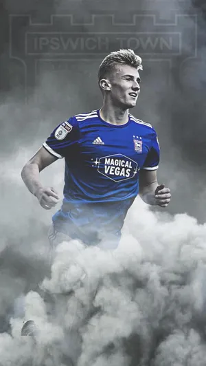 Excited Ipswich Town Fans At Portman Road Wallpaper
