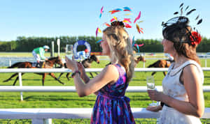 Excitement And Elegance At The Melbourne Cup Day Wallpaper