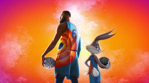 Exciting Action Shot Of The Tune Squad In Space Jam 2: A New Legacy Wallpaper