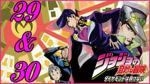 Exciting Adventure In Diamond Is Unbreakable Wallpaper Wallpaper