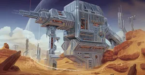 Exciting Adventures In Cartoon Sci-fi Universe Wallpaper