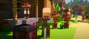 Exciting Adventures With Minecraft Villager Wallpaper