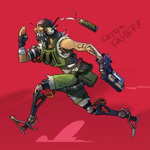 Exciting Apex Legends Fan Art Featuring Favorite Characters Wallpaper