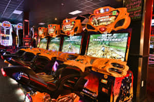 Exciting Arcade Gaming Experience Wallpaper