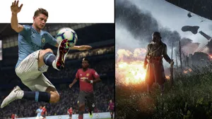 Exciting Battle Between Two Players In An Action-packed Game Wallpaper