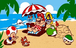 Exciting Beach Games For All Ages Wallpaper
