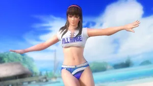 Exciting Beach Games On A Sunny Day Wallpaper