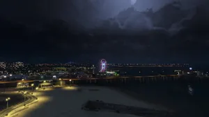 Exciting Beach Games On A Sunny Day Wallpaper