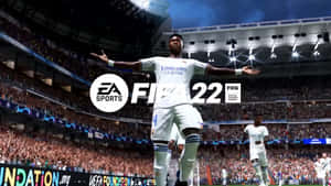 Exciting Fifa 22 Gameplay Action Wallpaper