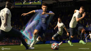 Exciting Fifa 22 Gameplay On Modern Gaming Platform Wallpaper