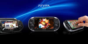 Exciting Gaming On The Go With The Vibrant Ps Vita Wallpaper