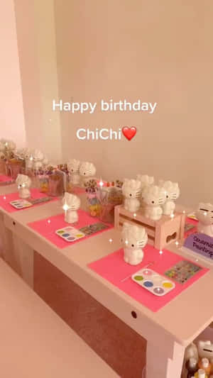 Exciting Hello Kitty Party Celebration Wallpaper