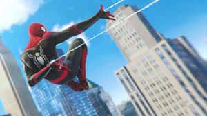 Exciting High-resolution Image Of Spider-man On Ps4 In 4k Wallpaper