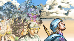 Exciting Jojo Steel Ball Run Adventure Wallpaper