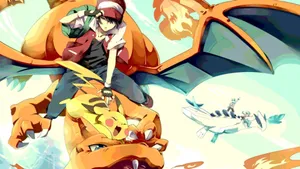 Exciting Pokémon Characters Ready For Battle Wallpaper