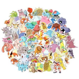 Exciting Pokémon Stickers Collection Wallpaper