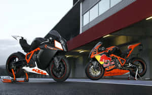 Exciting Ride With Ktm Motorcycle Wallpaper