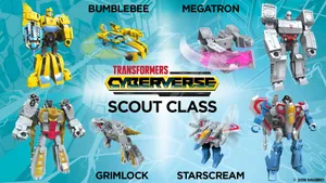 Exciting Transformers Cyberverse Toy Collection Wallpaper