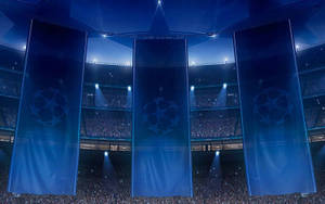 Exciting Uefa Champions League Match Wallpaper