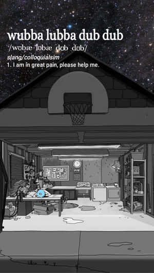 Exciting Wubba Lubba Dub Dub Adventure Wallpaper