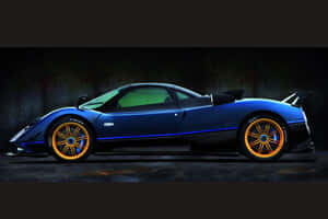 Exclusive Pagani Zonda Tricolore In Action Wallpaper