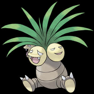 Exeggutor In White Backdrop Wallpaper