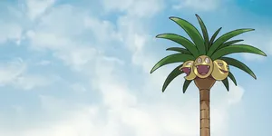 Exeggutor Under A Dreamy Sky Wallpaper