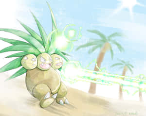 Exeggutor Using Power Wallpaper