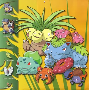 Exeggutor With Other Pokémon Characters Wallpaper