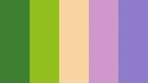 Exemplary Green And Purple Scheme Wallpaper