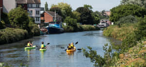 Exeter River Kayaking Adventure Wallpaper