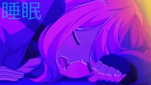 Exhausted Girl Anime Pfp Aesthetic Wallpaper