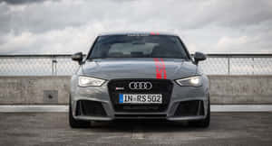 Exhilarating Audi Rs3 Sportback In Motion Wallpaper