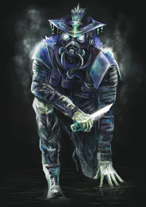 Exhilarating Battle Play With Apex Legends Bloodhound Wallpaper