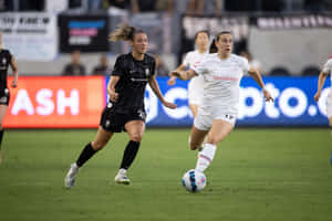 Exhilarating Game Moment Of Portland Thorns Fc Wallpaper