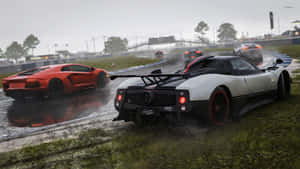 Exhilarating Race In Forza Motorsport Wallpaper